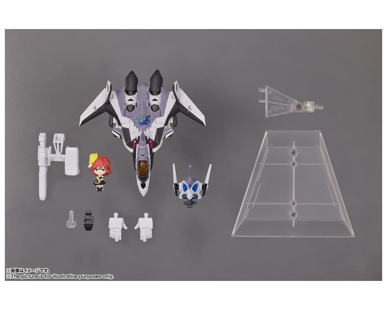 Foto 4 pulgar | Figura Bandai F-0003 Tiny Session Vf-31f Messer Ihlefeld Kaname Buccaneer