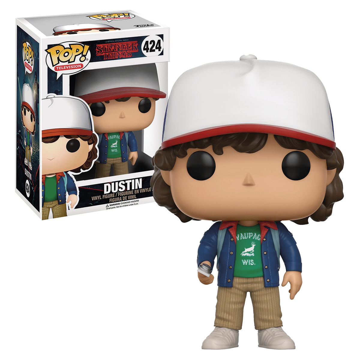 Foto 4 pulgar | Funko Pop Dustin con Brújula 424 Stranger Things Serie Netflix