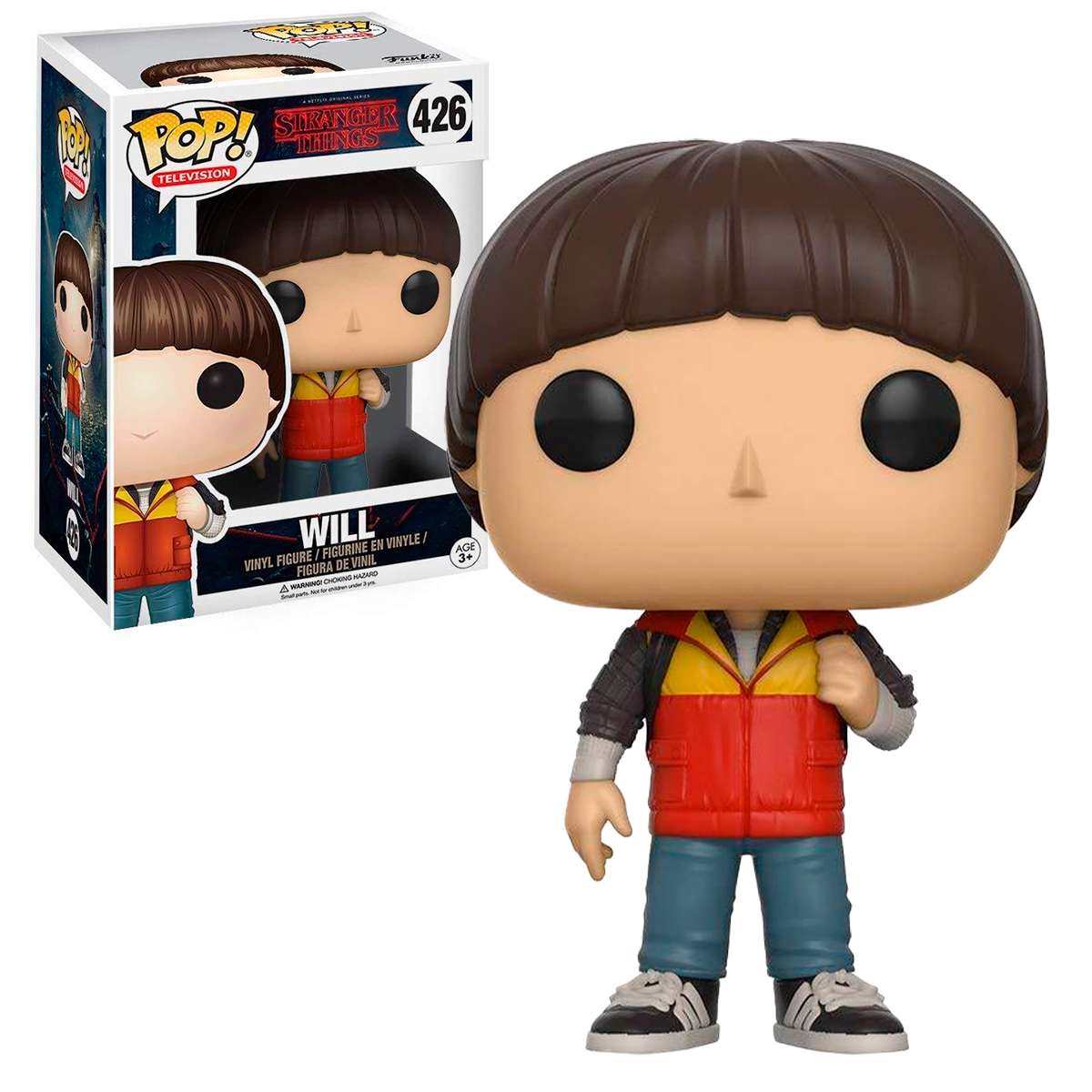 Foto 4 pulgar | Will Byers 426 Stranger Things Serie Netflix Funko Pop