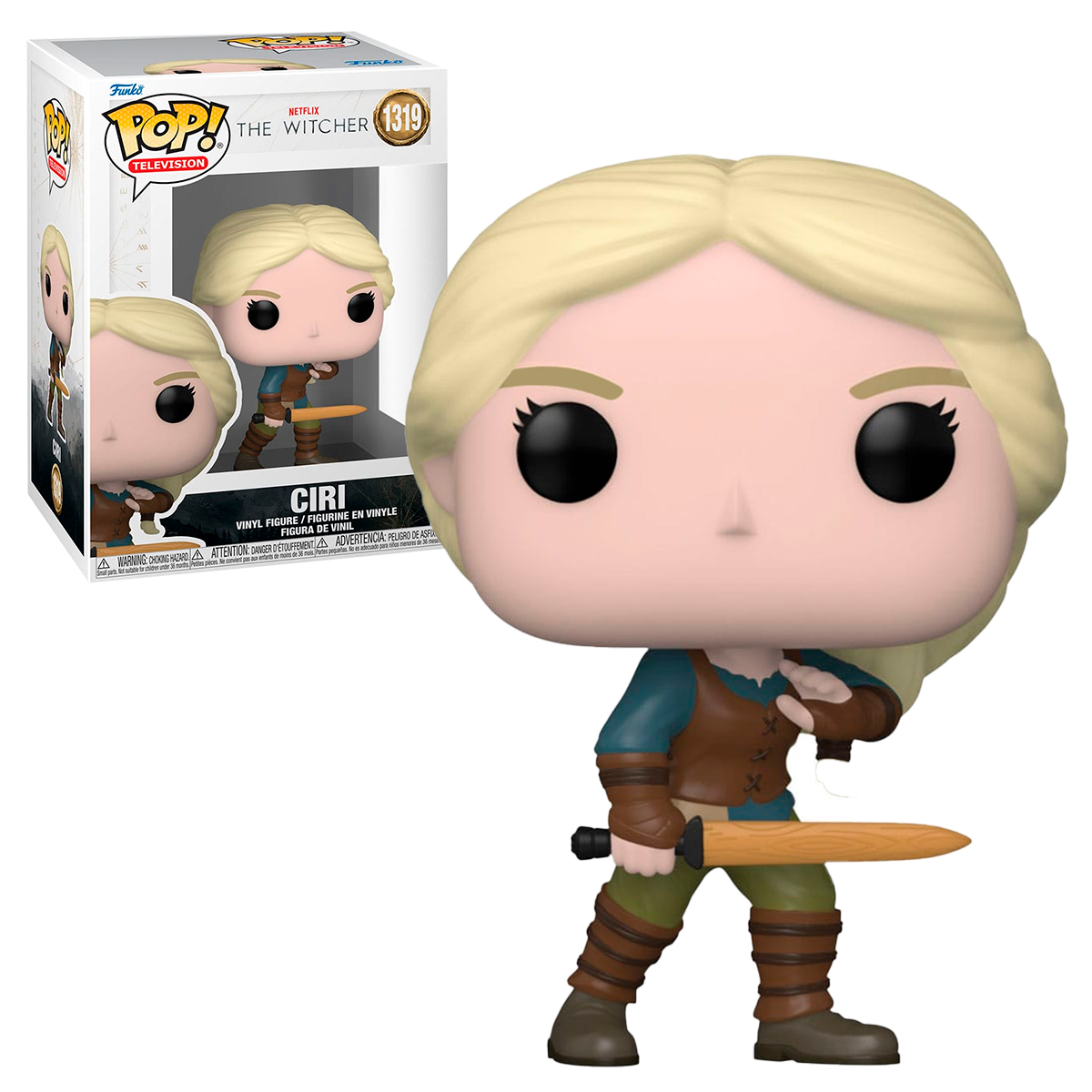 Foto 4 pulgar | Funko Pop Ciri con Espada 1319 The Witcher