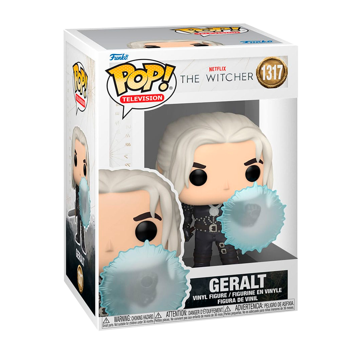 Foto 3 pulgar | Funko Pop Geralt Con Escudo 1317 The Witcher