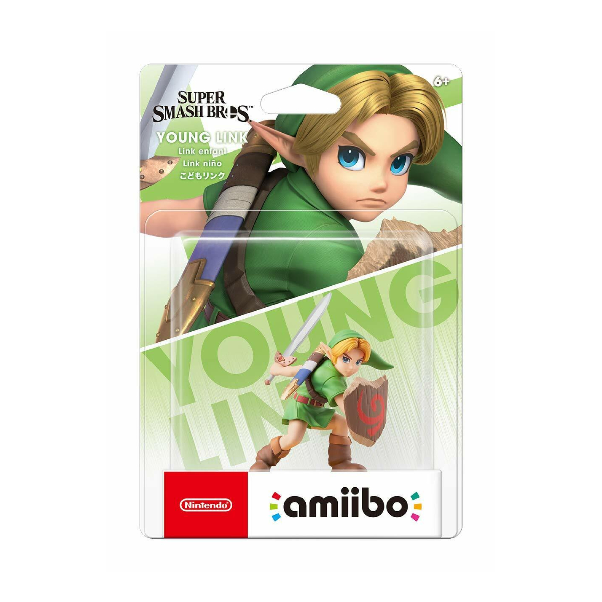 Foto 3 pulgar | Figura Nintendo Amiibo Young Link Smash Bros Collection