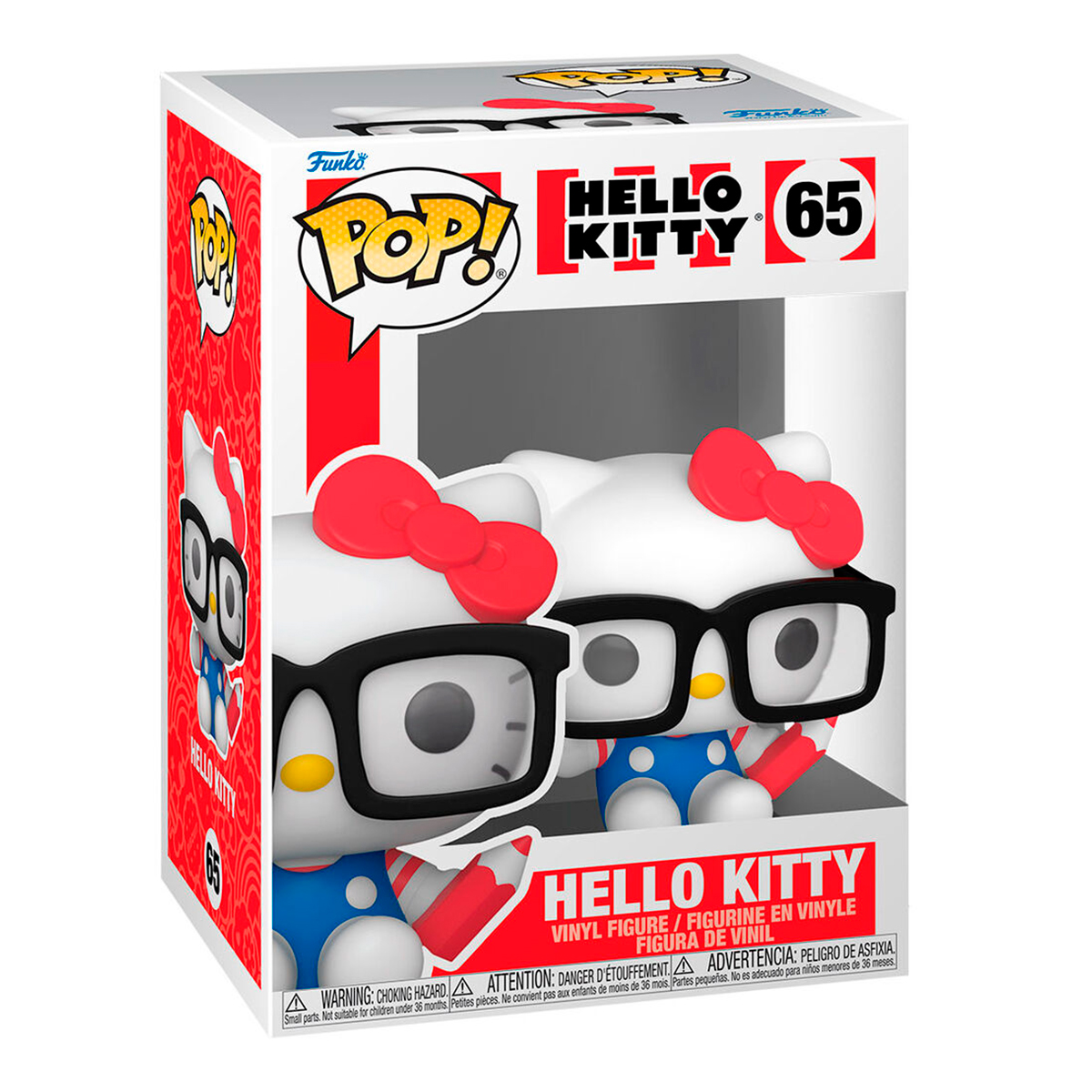 Foto 3 pulgar | Funko Pop Hello Kitty Nerd con Lentes 65 Sanrio Hk