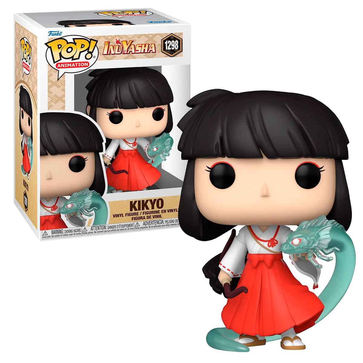 Foto 4 pulgar | Funko Pop Kikyo con Dragon 1298 Inuyasha Anime Manga