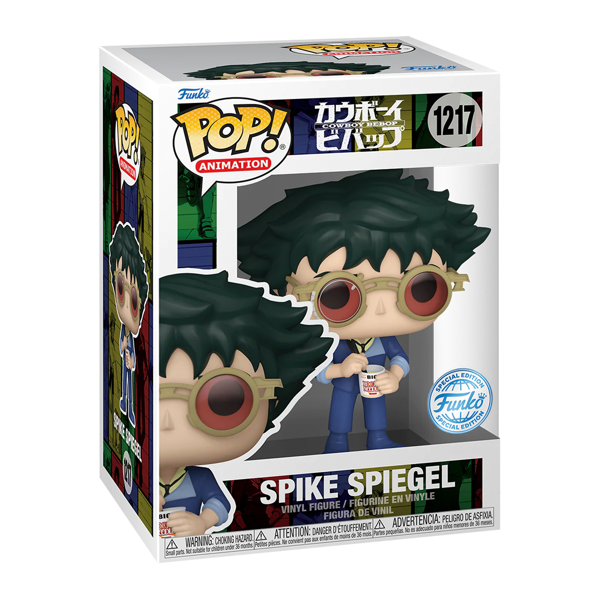 Foto 2 | Figura Funko Pop Spike Spiegel Con Noodles 1217 Cowboy Bebop Anime Manga