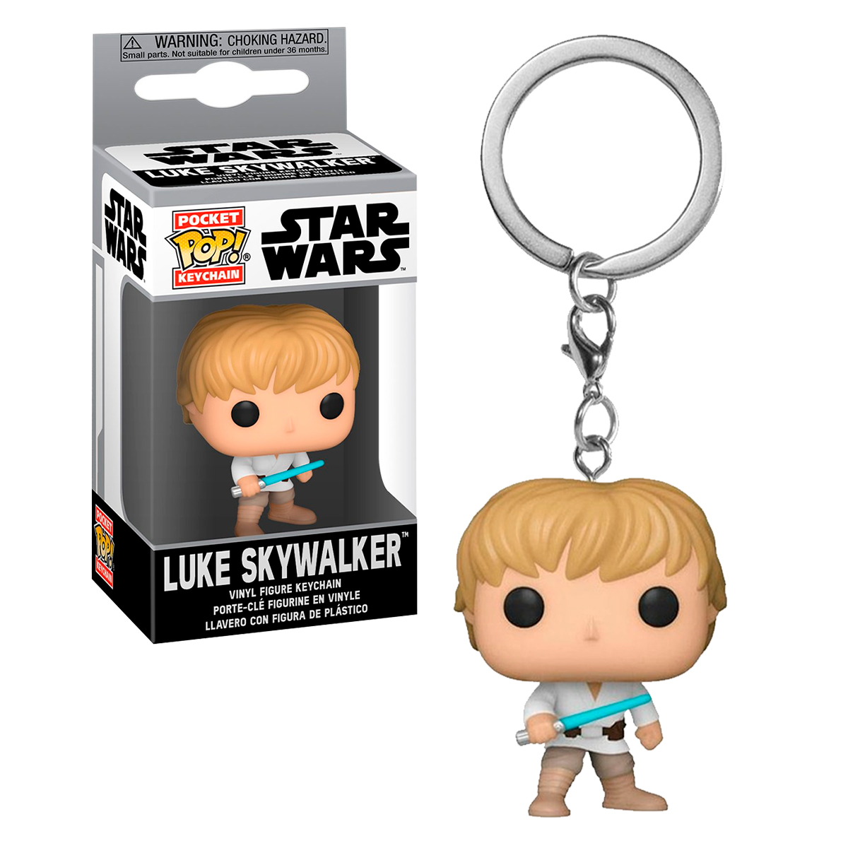 Foto 4 pulgar | Llavero Funko Pop Keychain Luke Skywalker Star Wars Una Nueva Esperanza