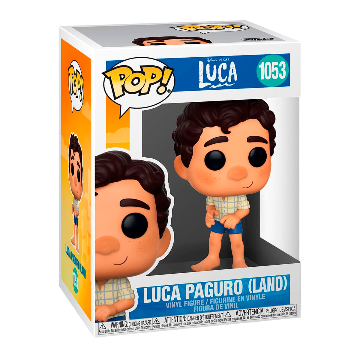 Foto 2 | Figura Funko Pop Luca Paguro Humano 1053 Disney Pixar
