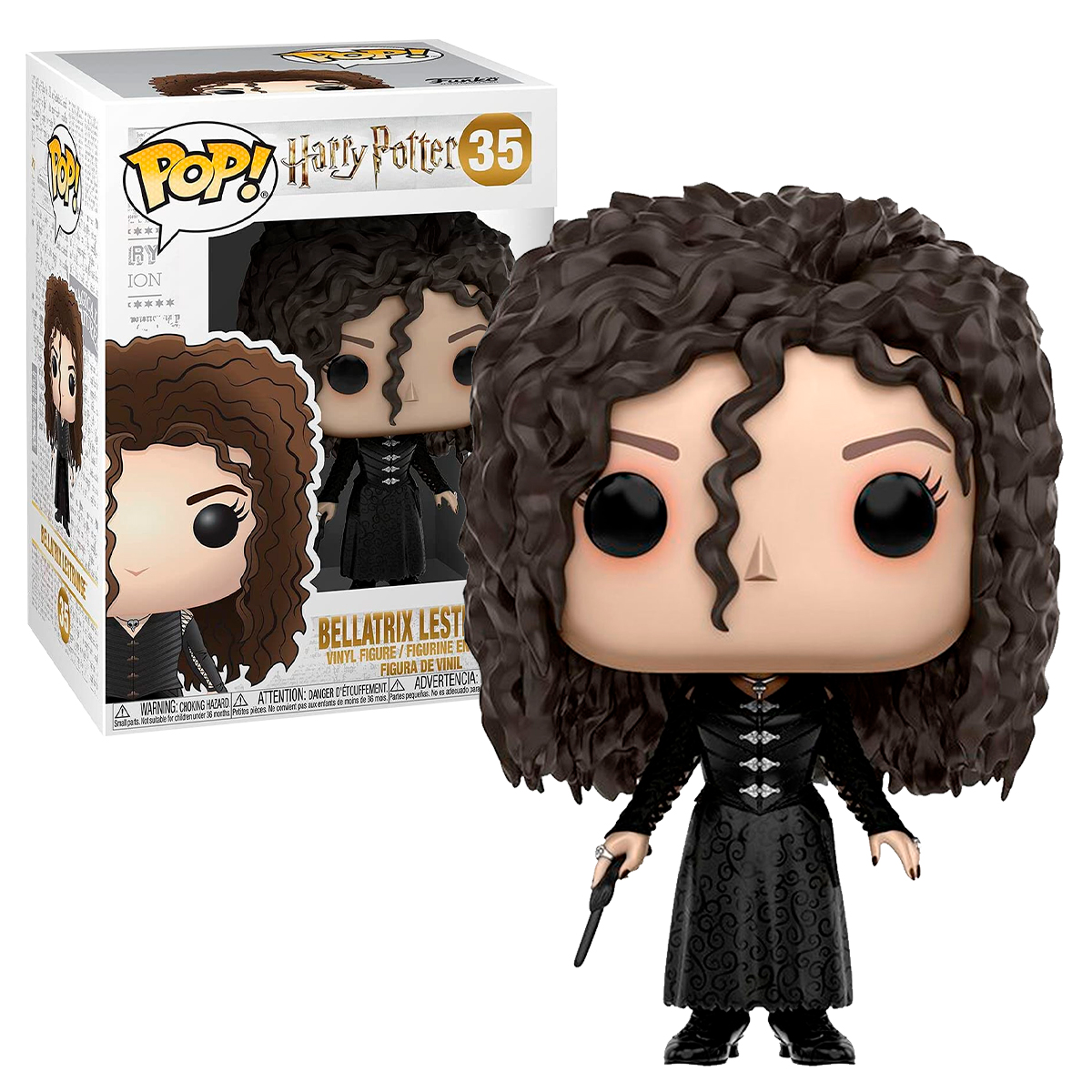 Foto 4 pulgar | Figura Funko Pop Bellatrix Lestrange 35 Harry Potter Orden del Fénix