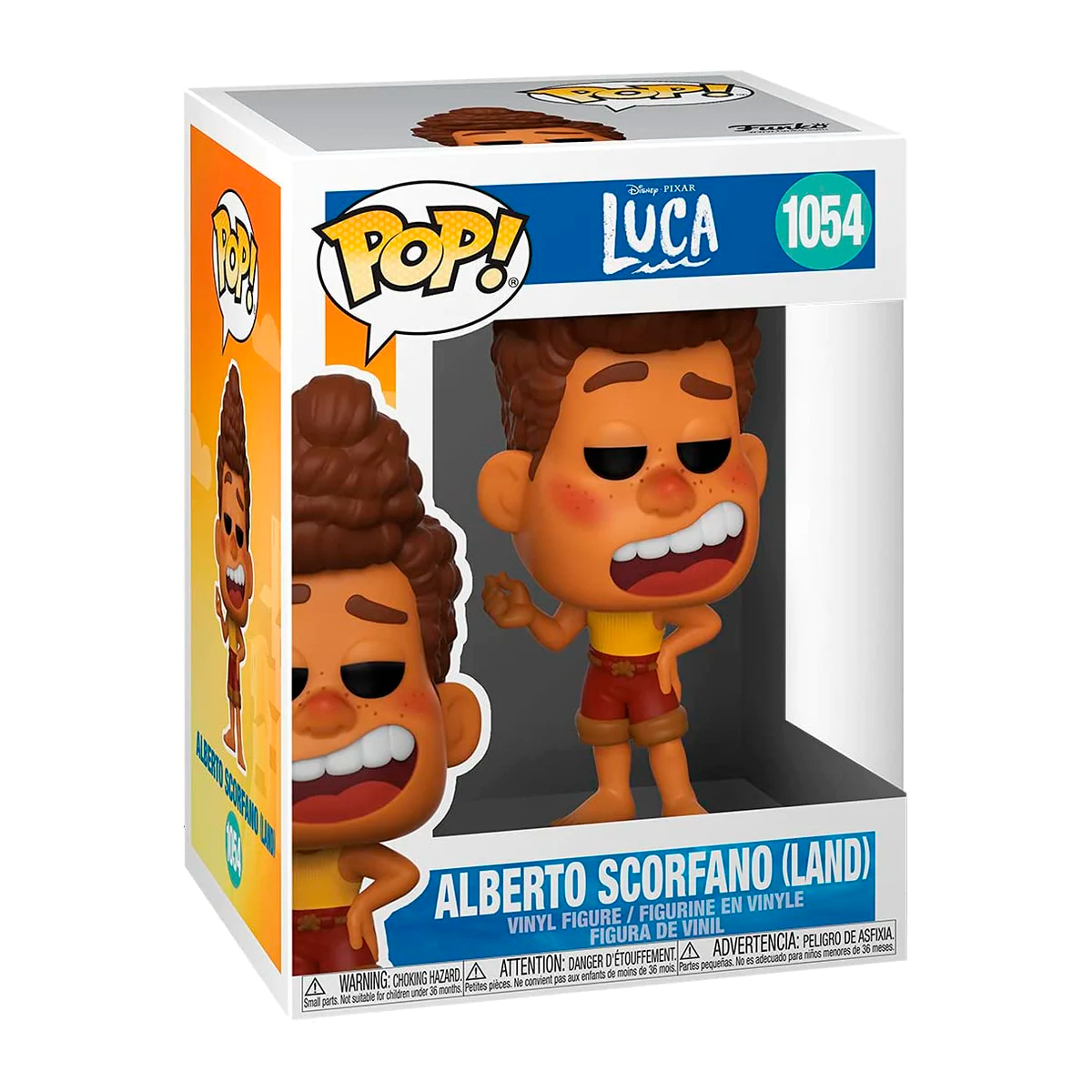 Foto 3 pulgar | Figura Funko Pop Alberto Scorfano Humano 1054 Luca Disney Pixar
