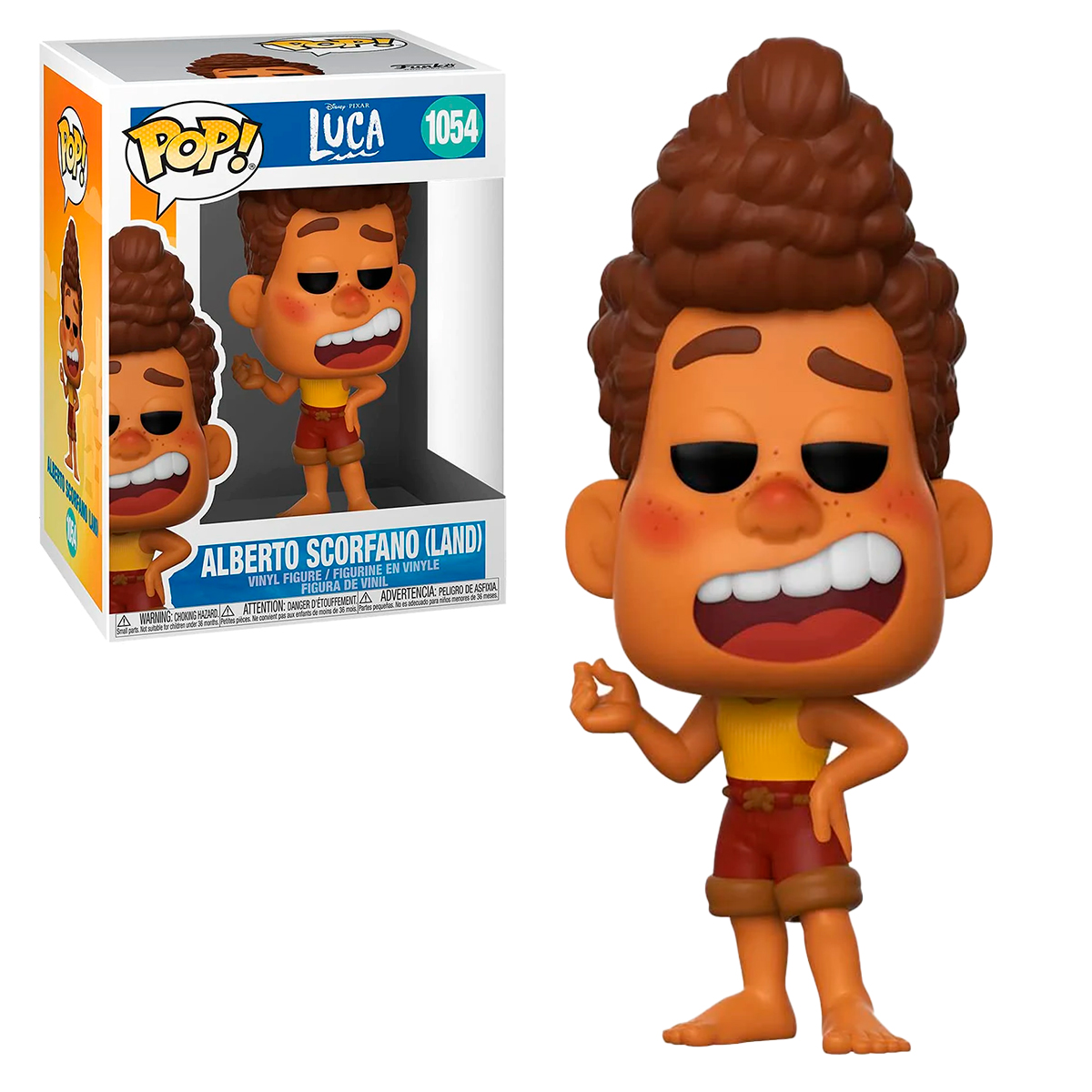 Foto 4 pulgar | Figura Funko Pop Alberto Scorfano Humano 1054 Luca Disney Pixar