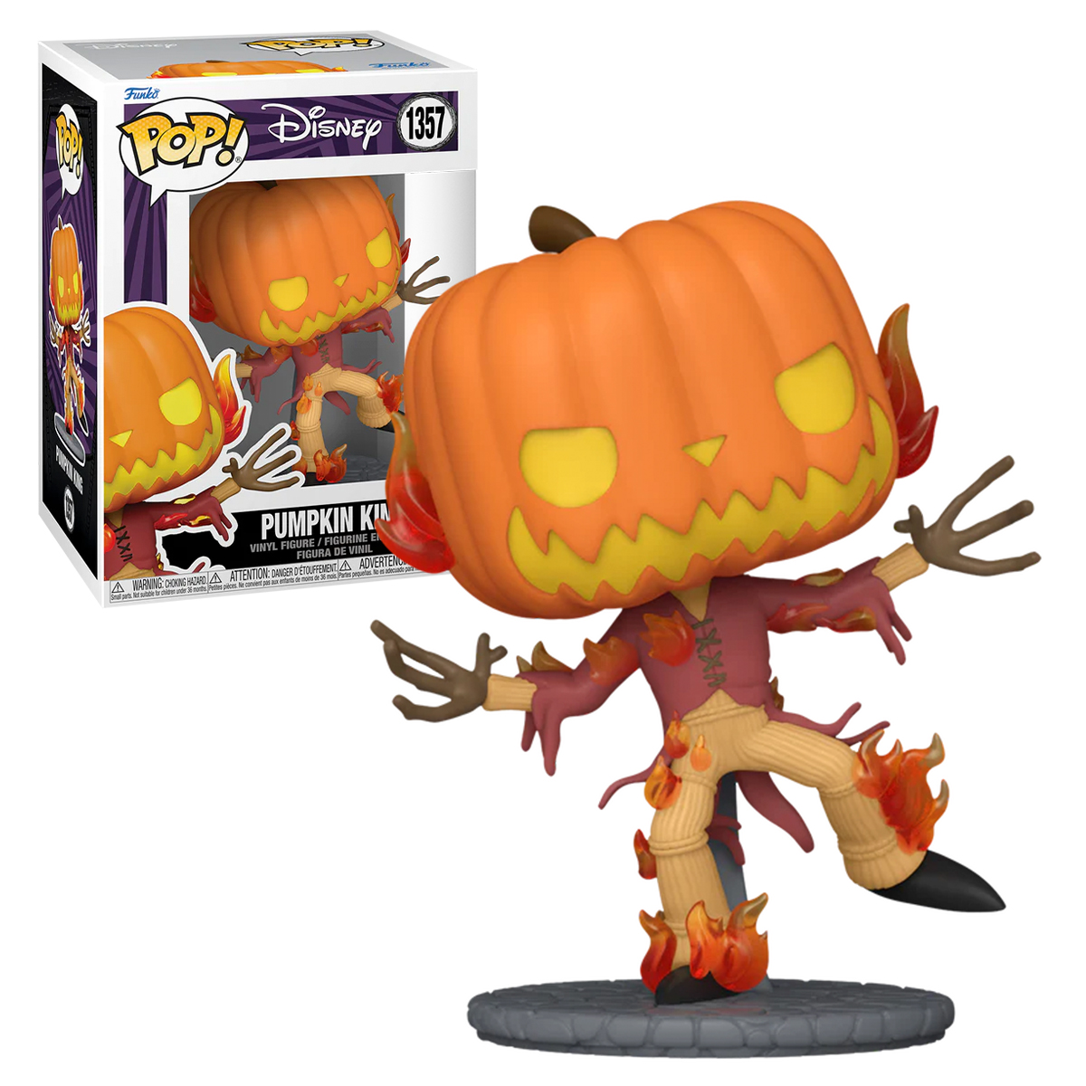 Foto 4 pulgar | Funko Pop Rey Calabaza 1357 El Extraño Mundo de Jack Disney 30 Aniversario