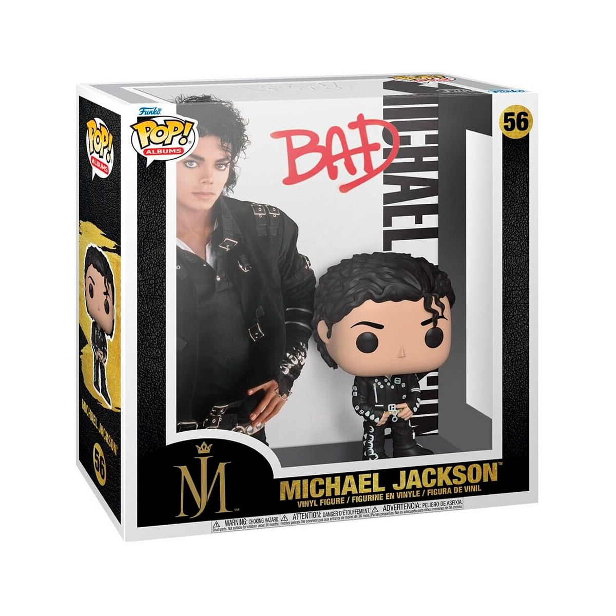 Foto 3 pulgar | Michael Jackson 56 Bad Álbum Rey Del Pop Funko Pop