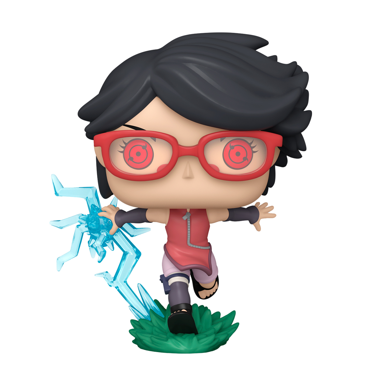 Foto 2 pulgar | Sarada con Sharingan 1358 Glow Exclusivo Boruto Naruto Next Generations Anime Manga Funko Pop