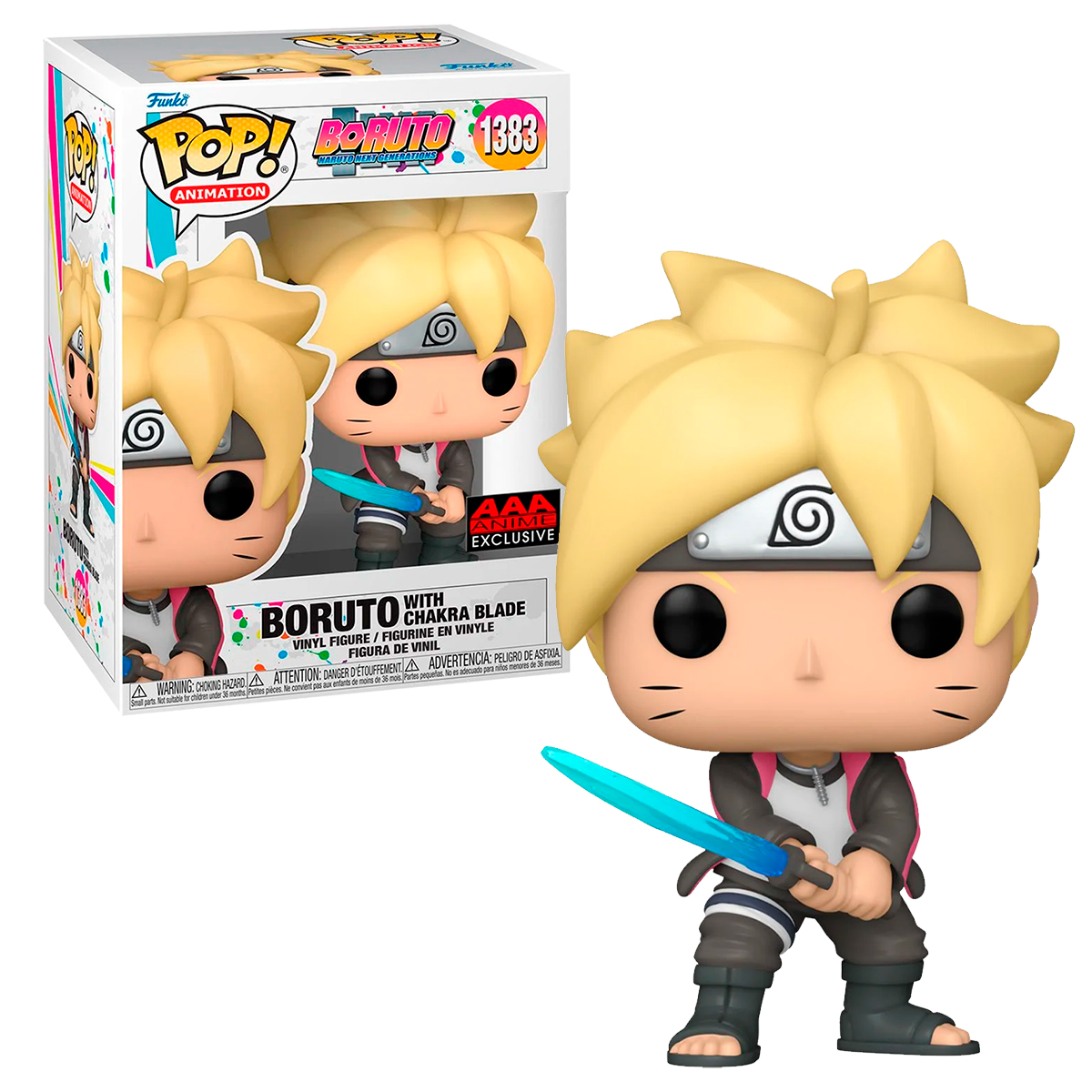 Foto 4 pulgar | Boruto con Espada de Chakra 1383 Exclusivo Aaa Boruto Naruto Next Generations Anime Manga Funko Pop