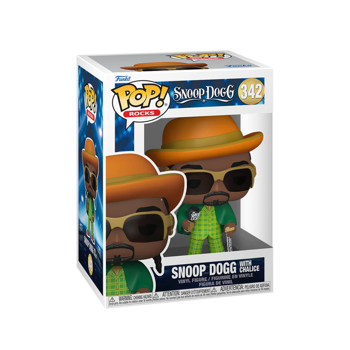 Foto 3 pulgar | Figura Funko Pop Snoop Dogg Con Caliz 342 Rapero Cantante