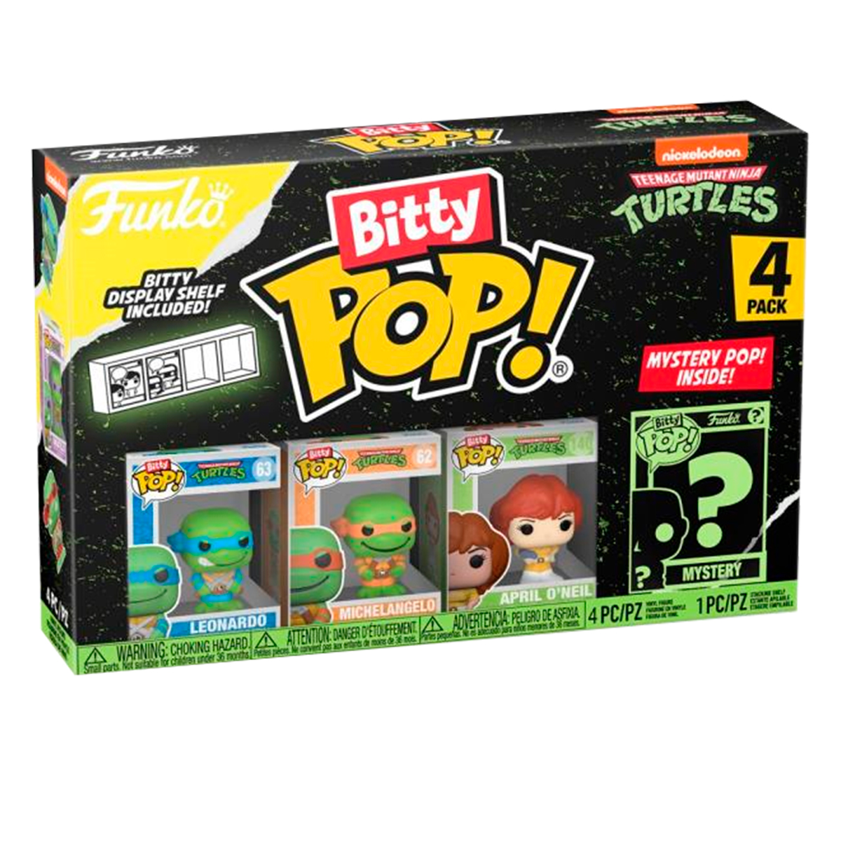 Foto 2 pulgar | Funko Bitty Pop Tortugas Ninjas 4 Piezas