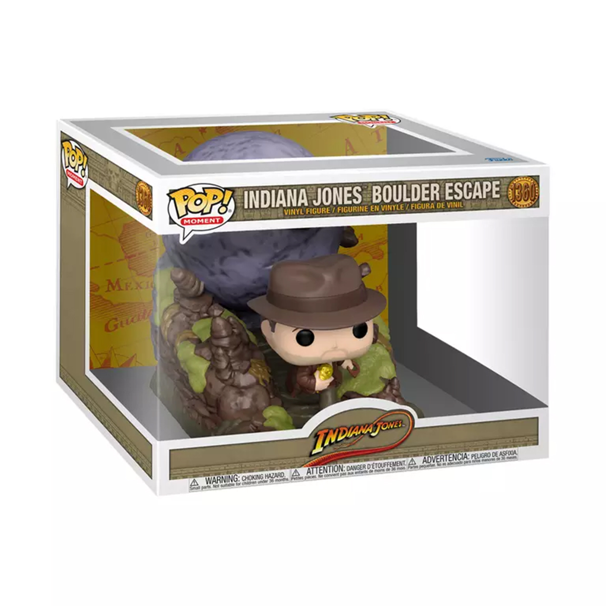 Foto 3 pulgar | Indiana Piedra Rodante 1360 Momento Indiana Jones Y El Arca Perdida Funko Pop