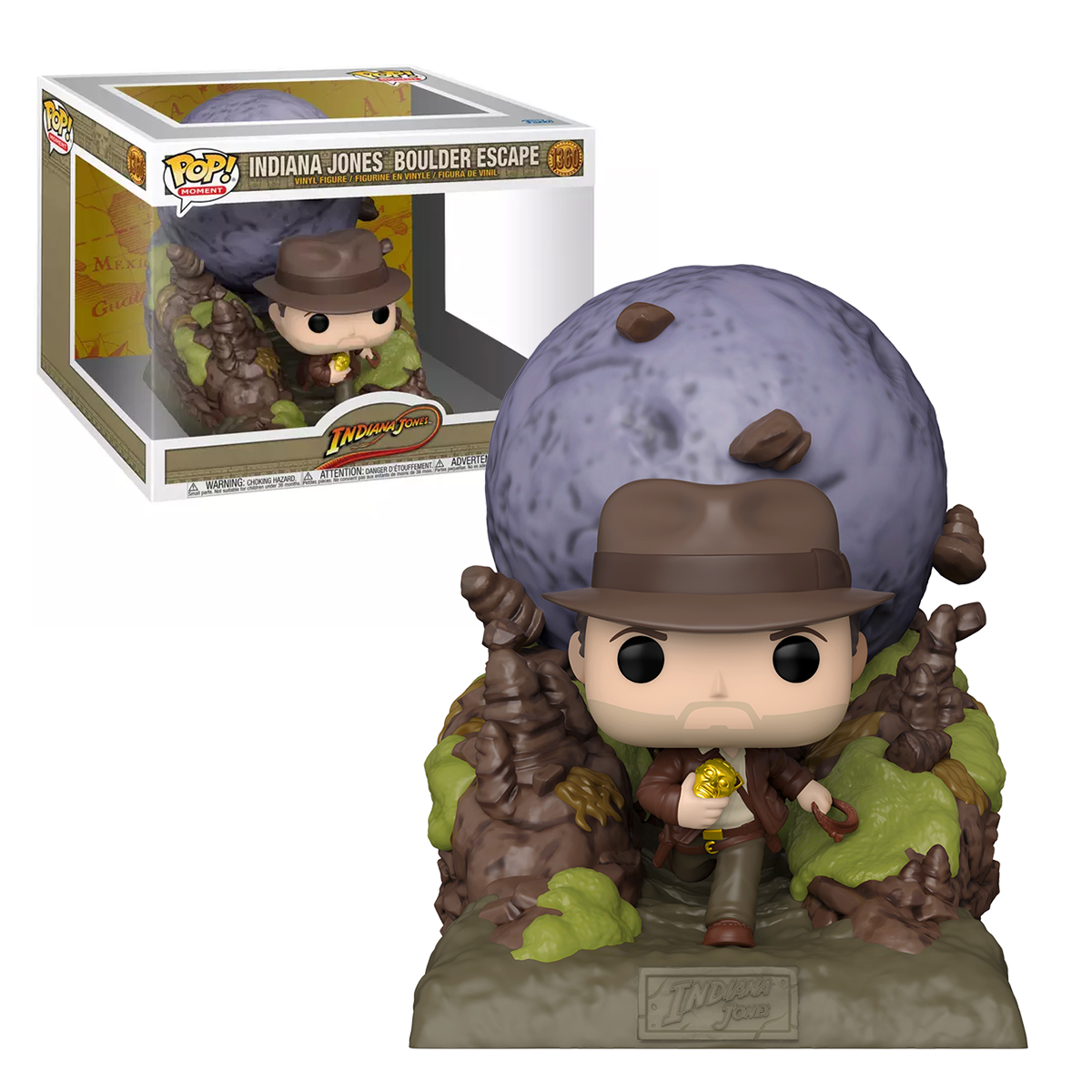 Foto 4 pulgar | Indiana Piedra Rodante 1360 Momento Indiana Jones Y El Arca Perdida Funko Pop