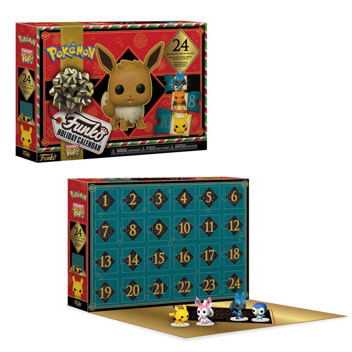 Foto 4 pulgar | Calendario de Adviento Pokémon Funko Pop 2023