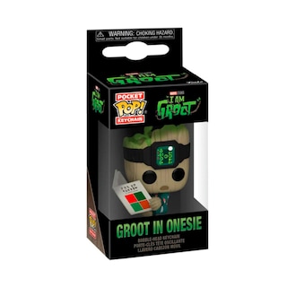 Foto 2 | Llavero Groot Con Libro Serie Yo Soy Groot Marvel Studios Funko Pop Keychain