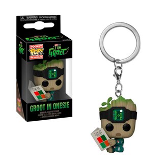 Foto 3 | Llavero Groot Con Libro Serie Yo Soy Groot Marvel Studios Funko Pop Keychain