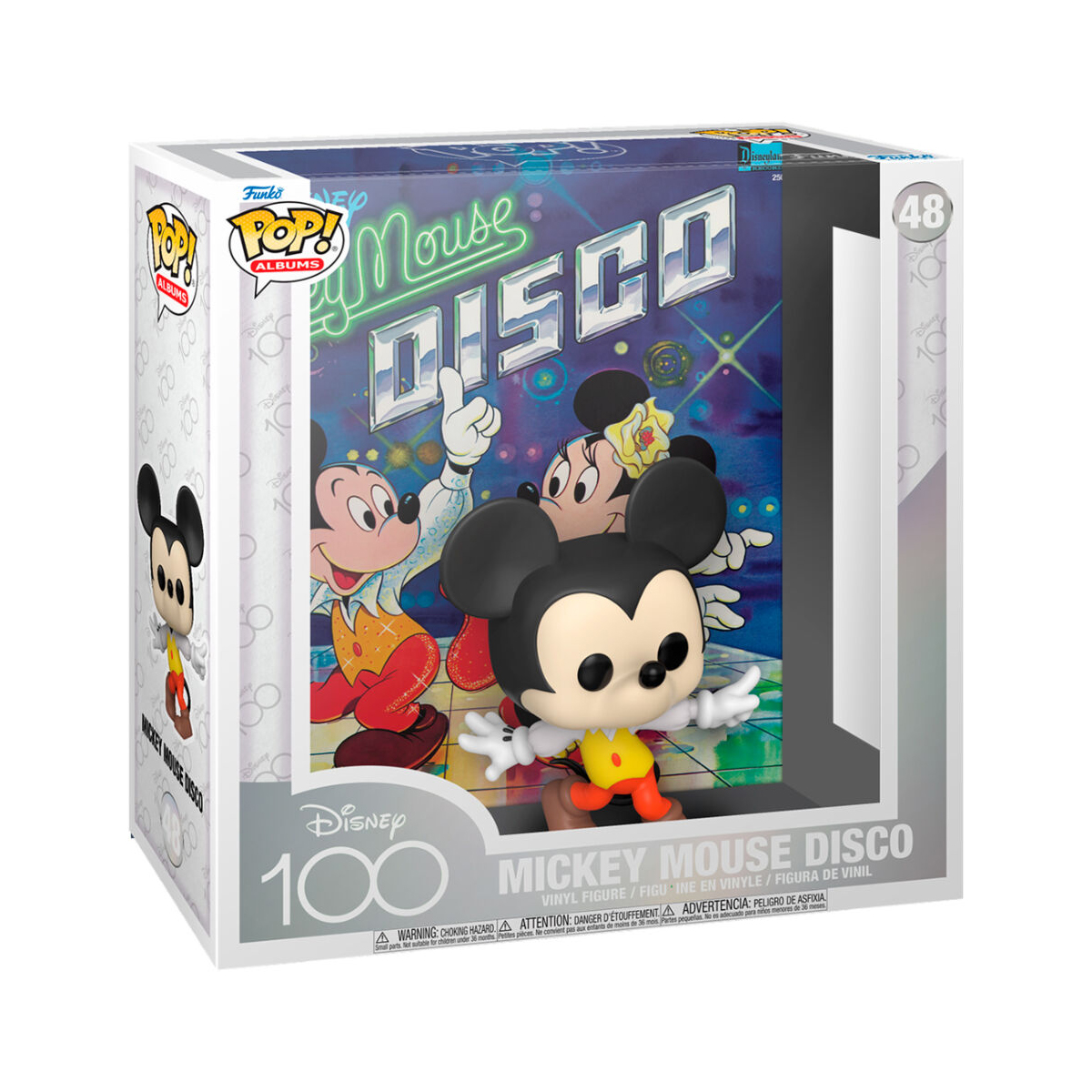 Foto 3 pulgar | Mickey Mouse Disco 48 Album Disney Aniversario 100 Años Funko Pop