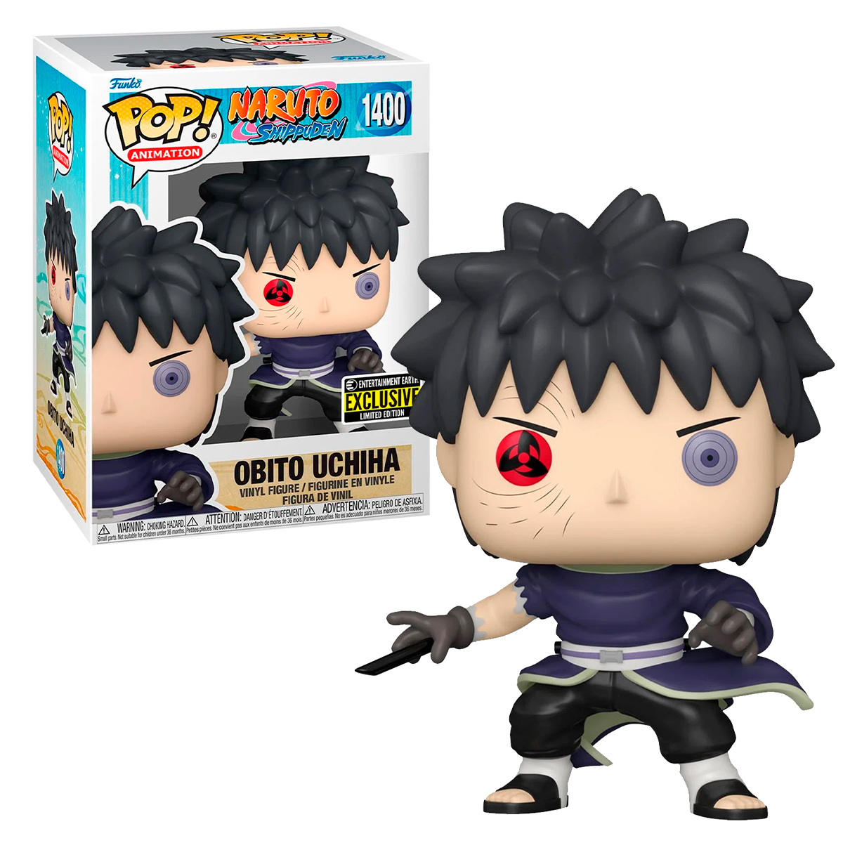 Foto 4 pulgar | Obito Uchiha Sin Mascara 1400 Exclusivo Naruto Shippuden Anime Manga Funko Pop