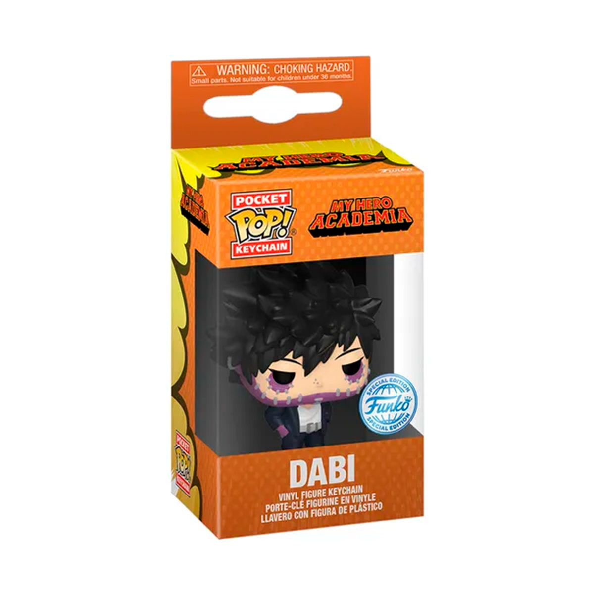 Foto 3 pulgar | Llavero Dabi My Hero Academia Anime Manga Funko Pop Keychain