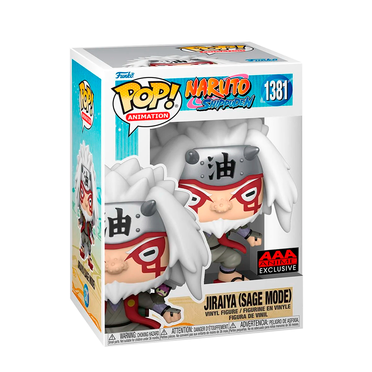 Foto 3 pulgar | Funko Jiraiya Modo Sabio Naruto Shippuden 1381