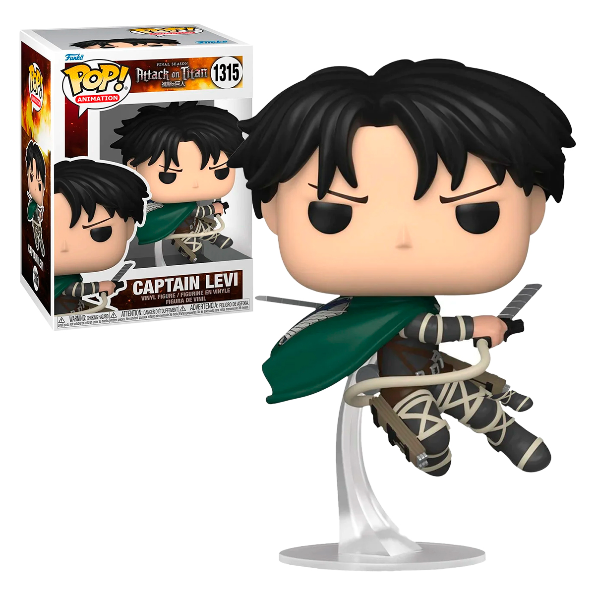 Foto 4 pulgar | Funko Capitan Levi Attack On Titan