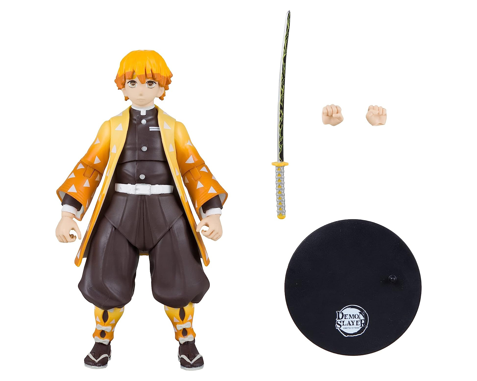 Foto 5 pulgar | Figura Zenitsu Agatsuma Demon Slayer Mcfarlane