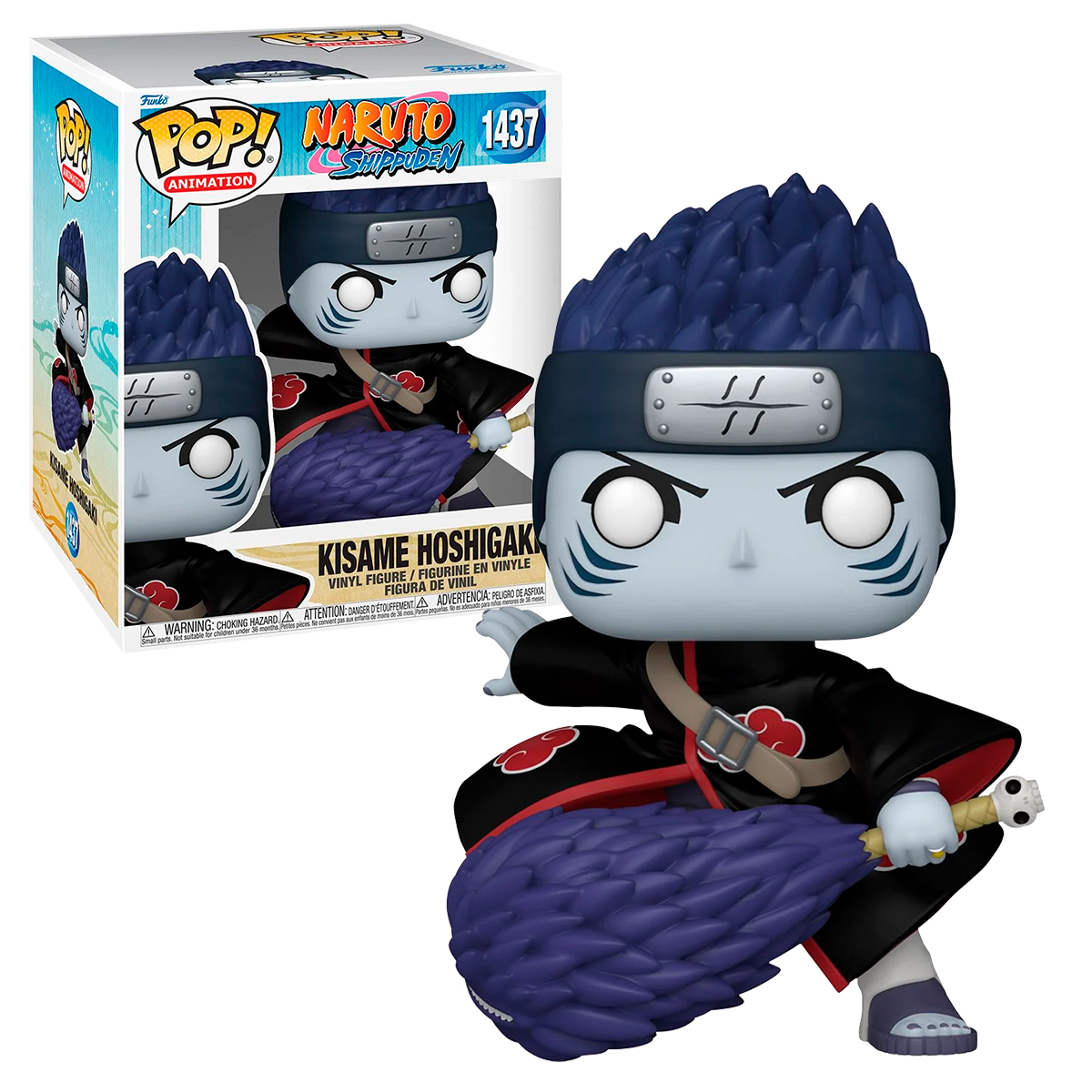 Foto 4 pulgar | Funko Pop Kisame Hoshigaki 1437 6 Pulgadas Naruto Shippuden Anime Manga