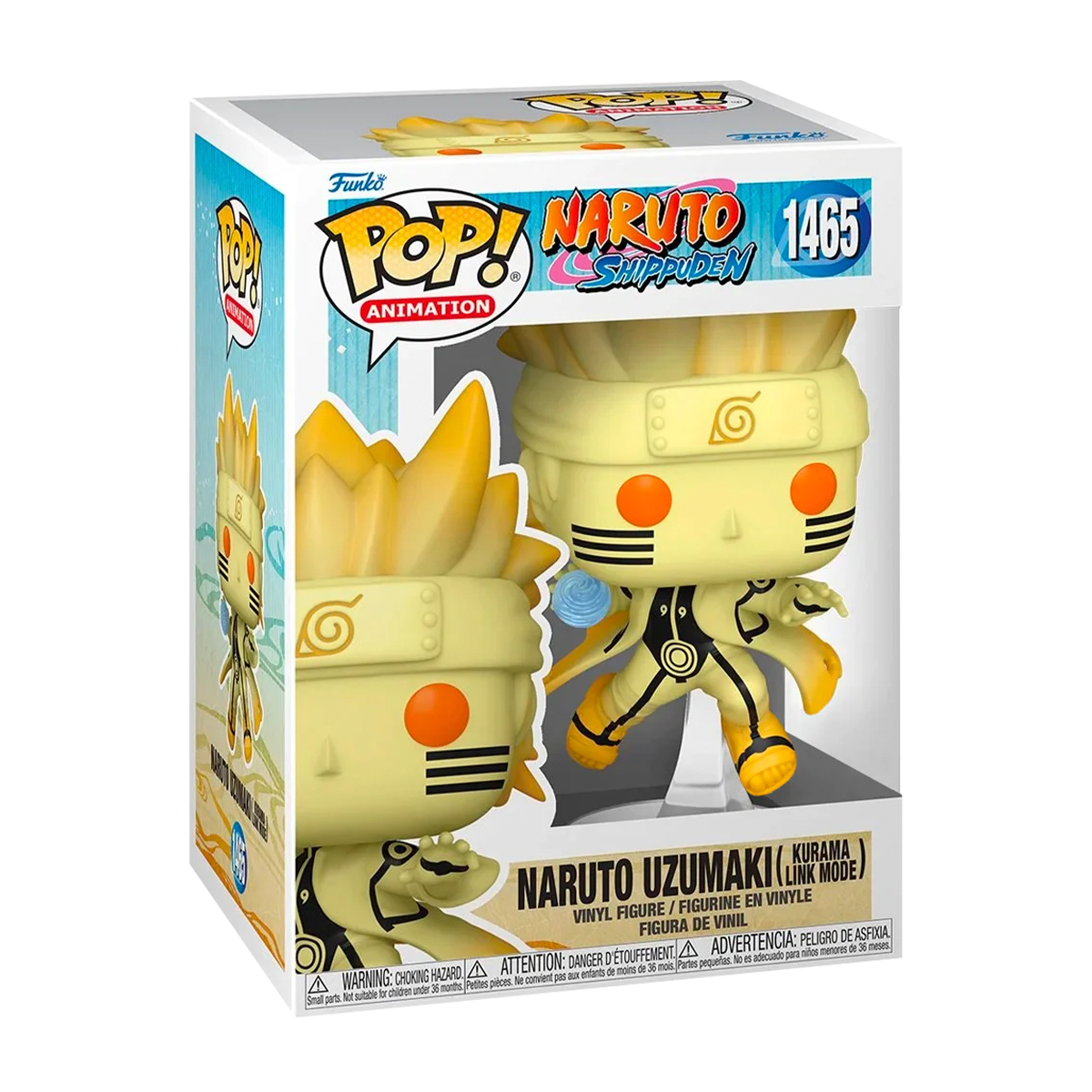 Foto 3 pulgar | Funko Pop Naruto Uzumaki Modo Link Kurama 1465