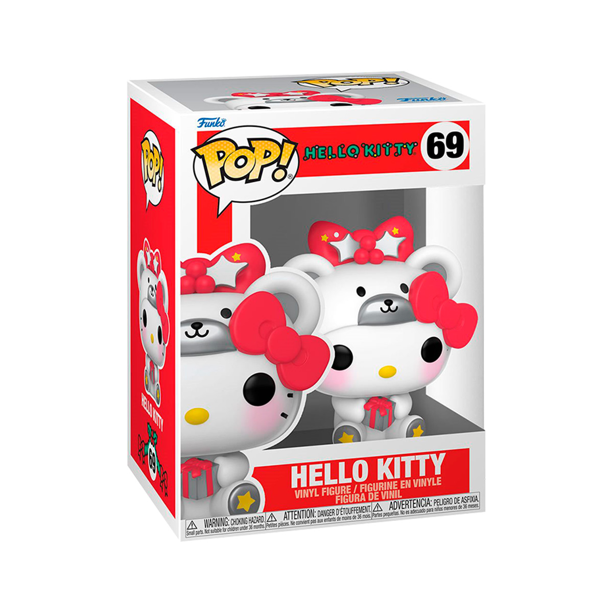 Foto 3 pulgar | Figura Funko Pop Hello Kitty con Traje de Oso Polar Metálico 69 Sanrio HK