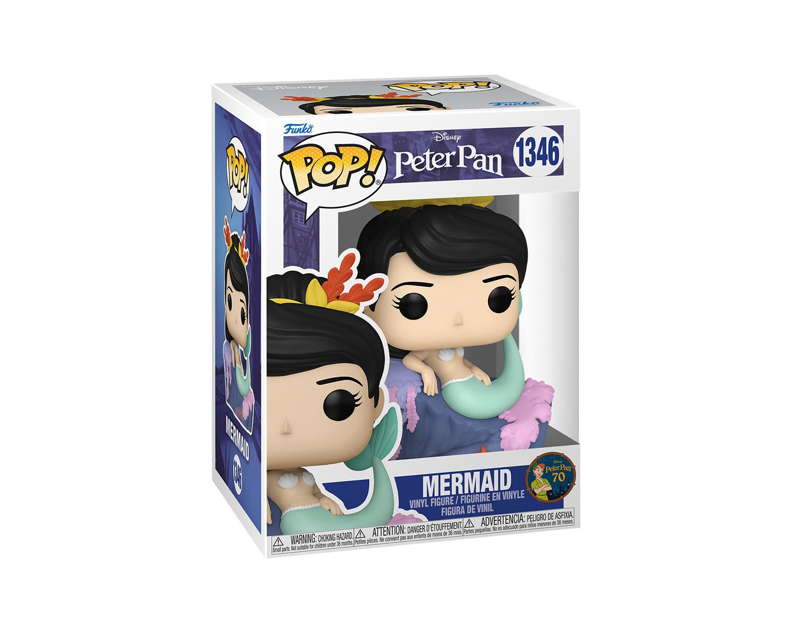 Foto 3 pulgar | Funko Pop: Peter Pan Mermaid 1346