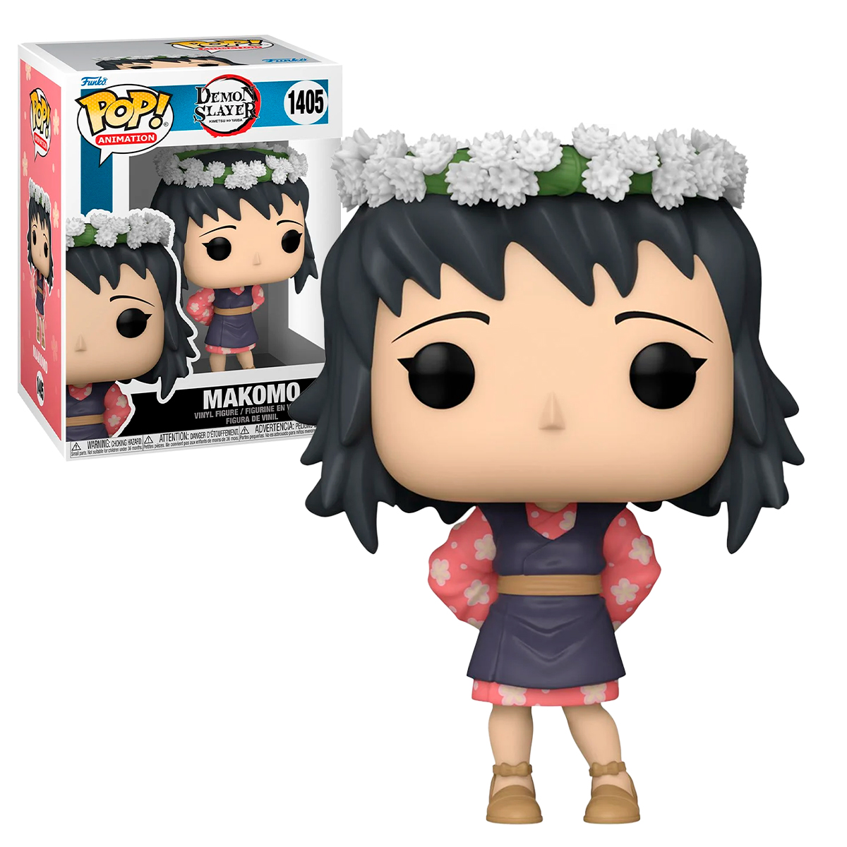 Foto 4 pulgar | Funko Pop Makomo con Flores 1405 Demon Slayer