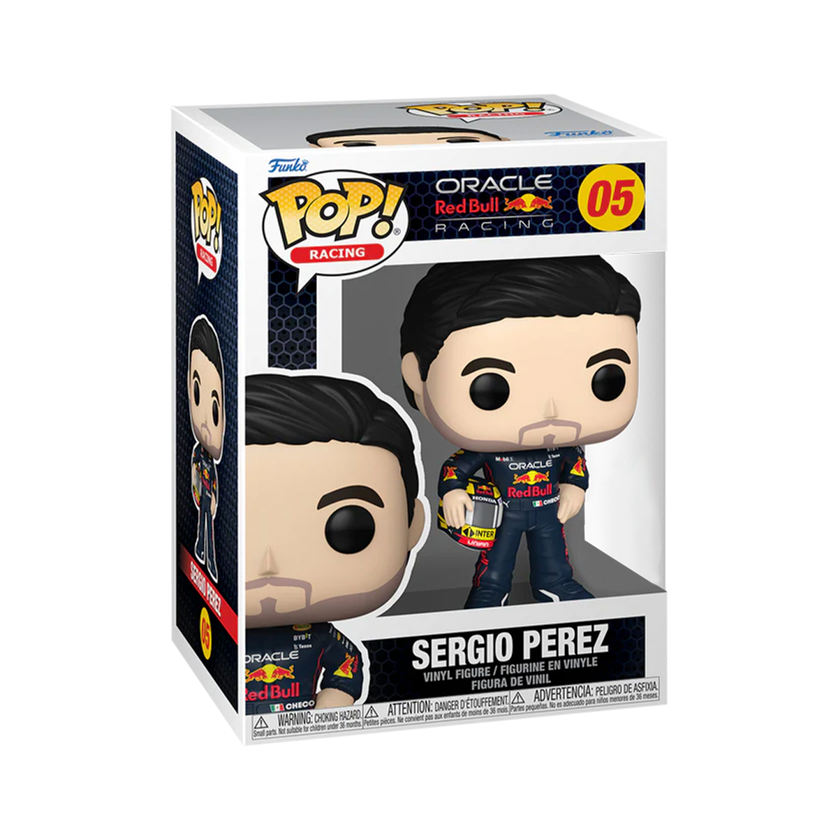 Foto 3 pulgar | Funko Pop Fórmula 1 Sergio Pérez con Casco Oracle Red Bull Racing