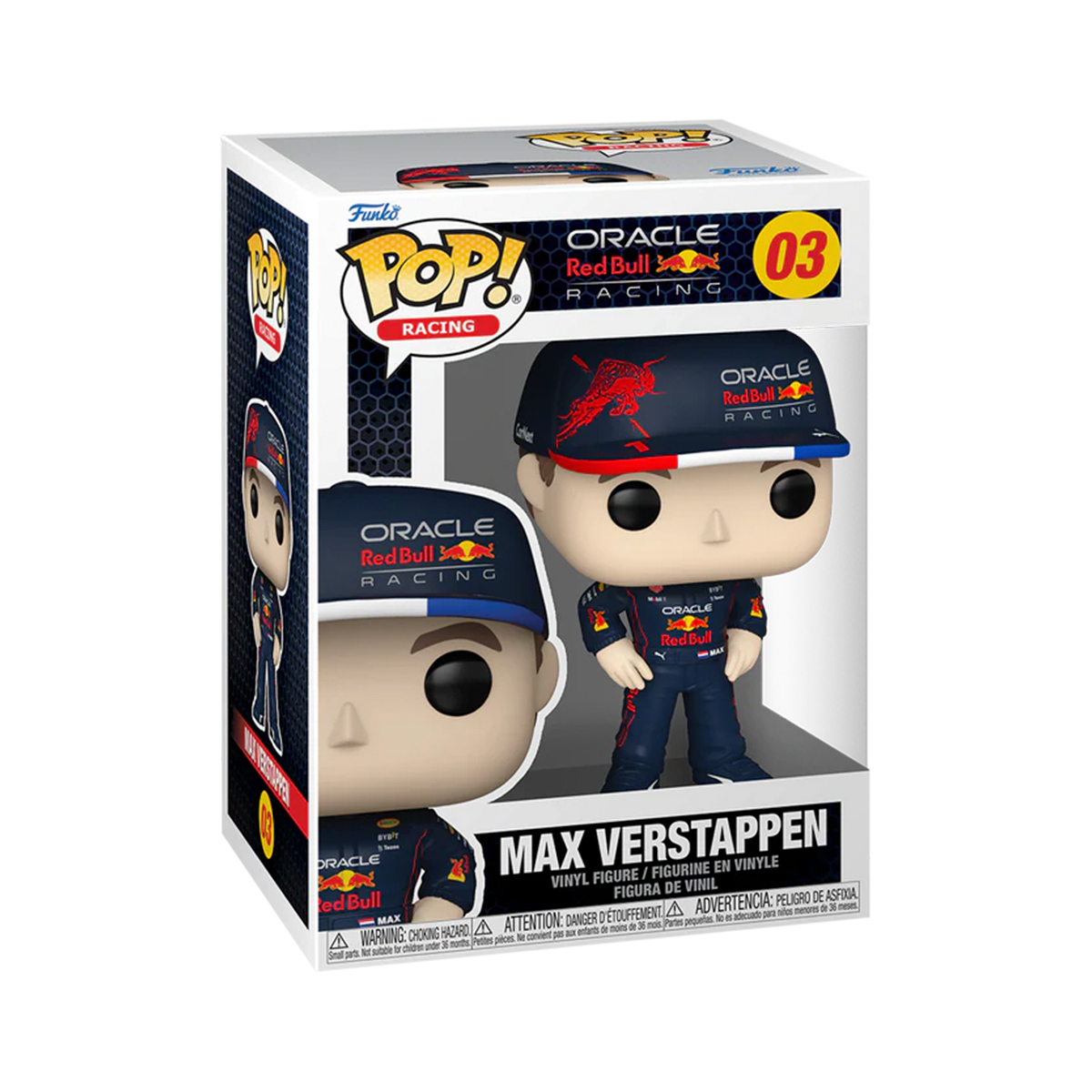 Foto 3 pulgar | Funko Pop Fórmula 1 Max Verstappen Oracle Red Bull Racing