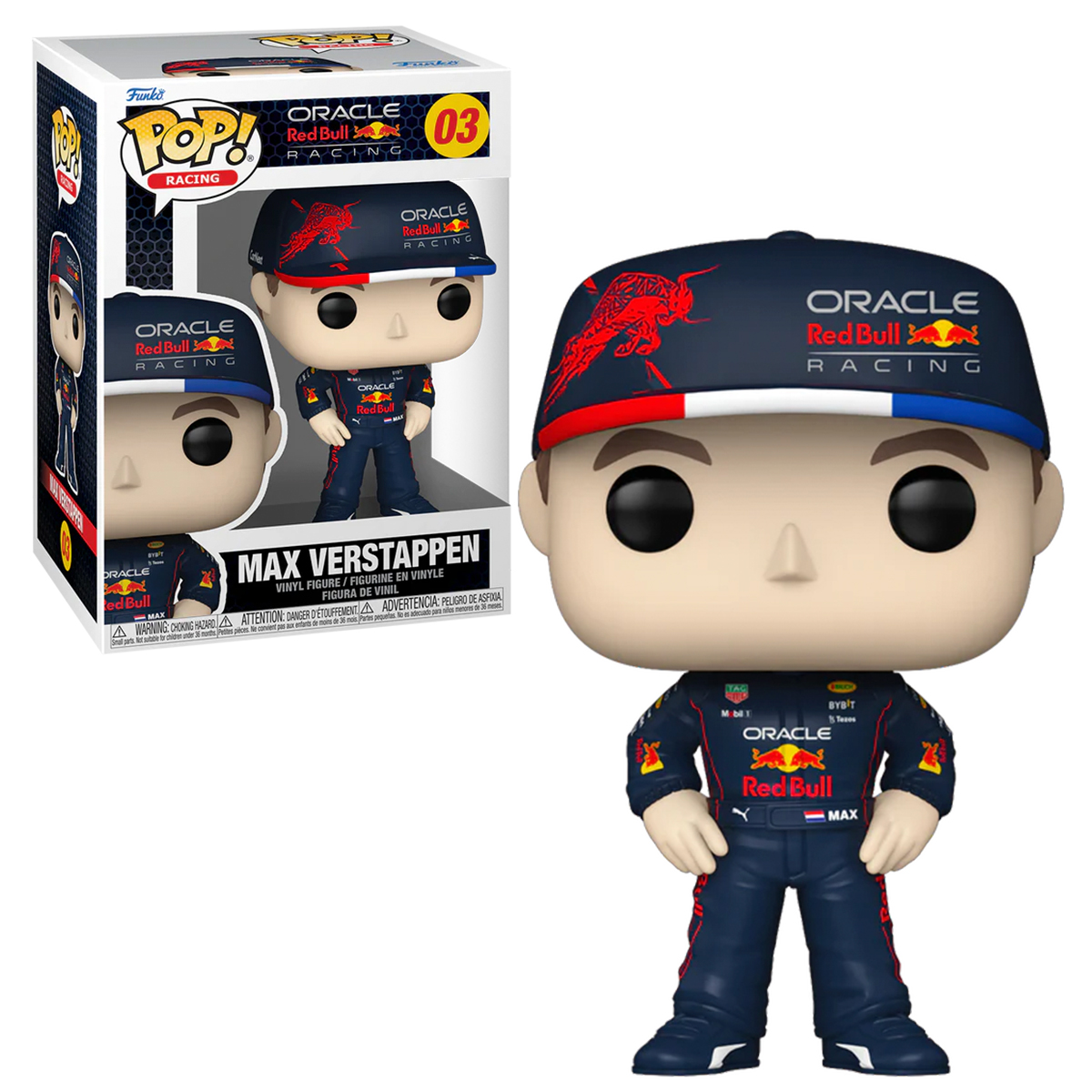 Foto 4 pulgar | Funko Pop Fórmula 1 Max Verstappen Oracle Red Bull Racing