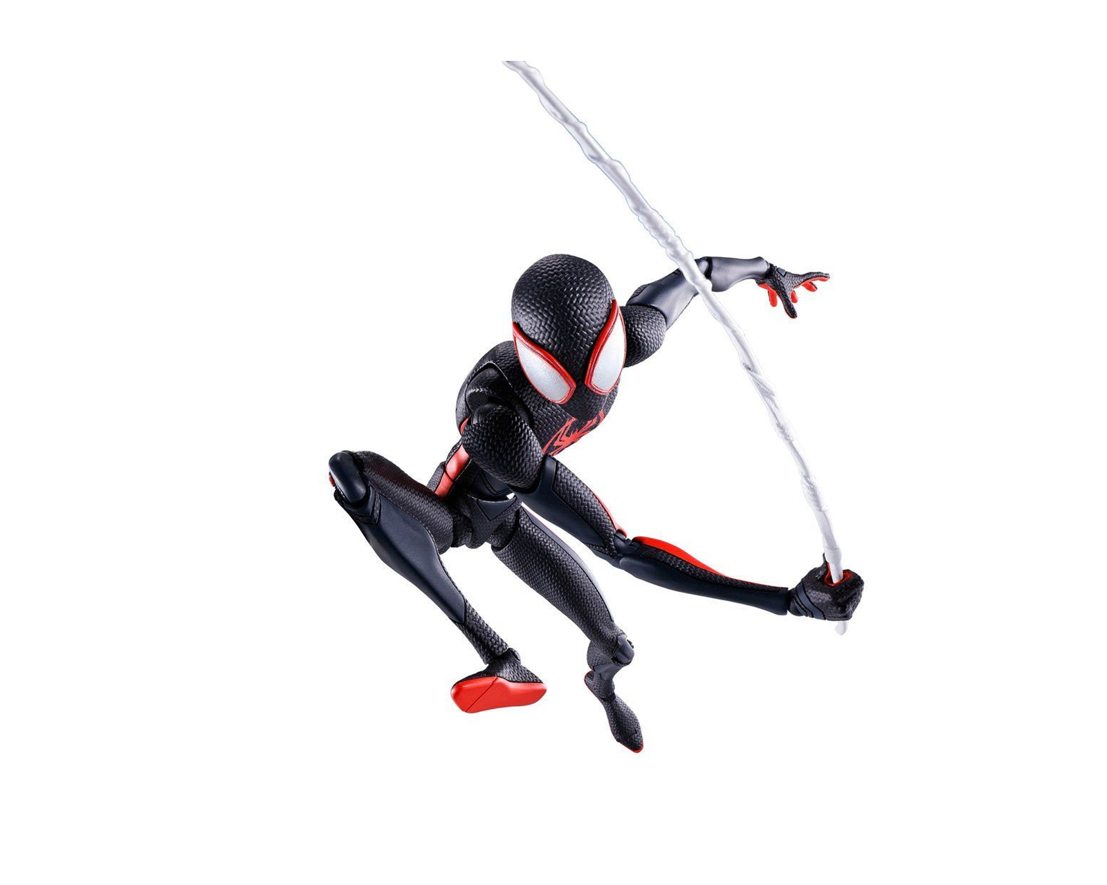 Foto 2 pulgar | Figura Bandai Sh Figuarts Spider-man (miles Morales) Spider-verse Negro