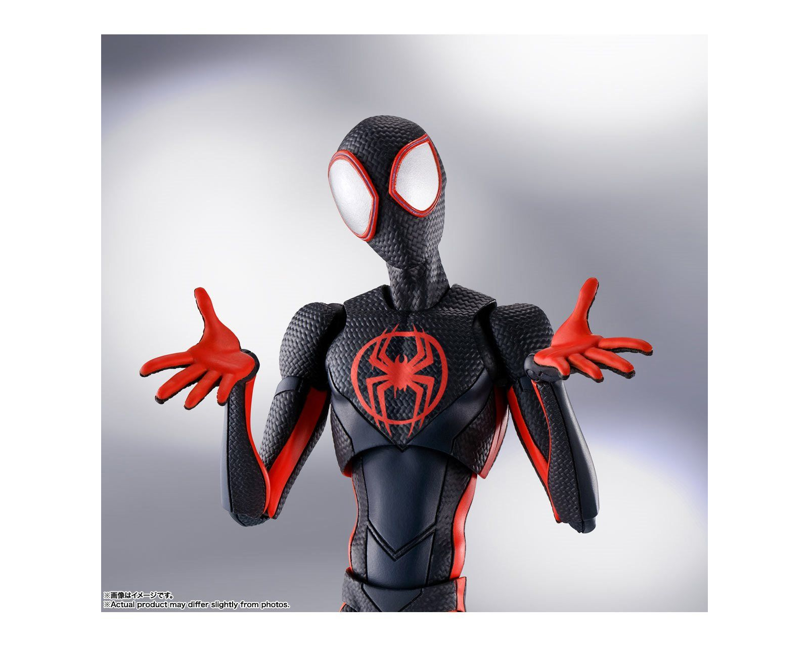 Foto 3 | Figura Bandai Sh Figuarts Spider-man (miles Morales) Spider-verse Negro