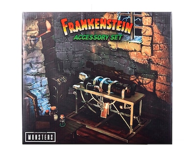 Foto 2 | Accesorios Neca: Universal Monsters Set Mesa De Frankenstein Gris