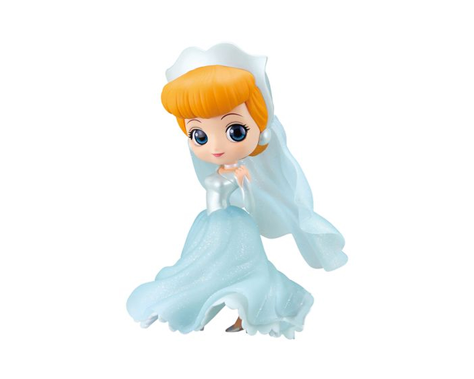 Figura Banpresto Q Posket Disney Cenicienta Dreamy Style Glitter Azul