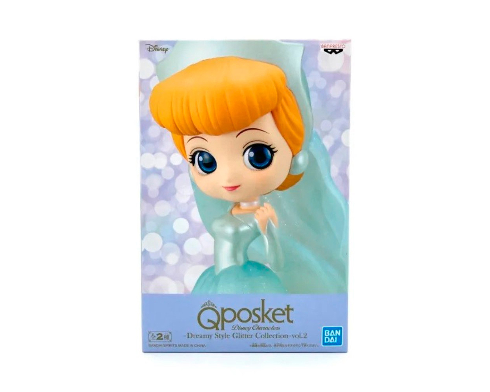 Foto 3 pulgar | Figura Banpresto Q Posket Disney Cenicienta Dreamy Style Glitter Azul