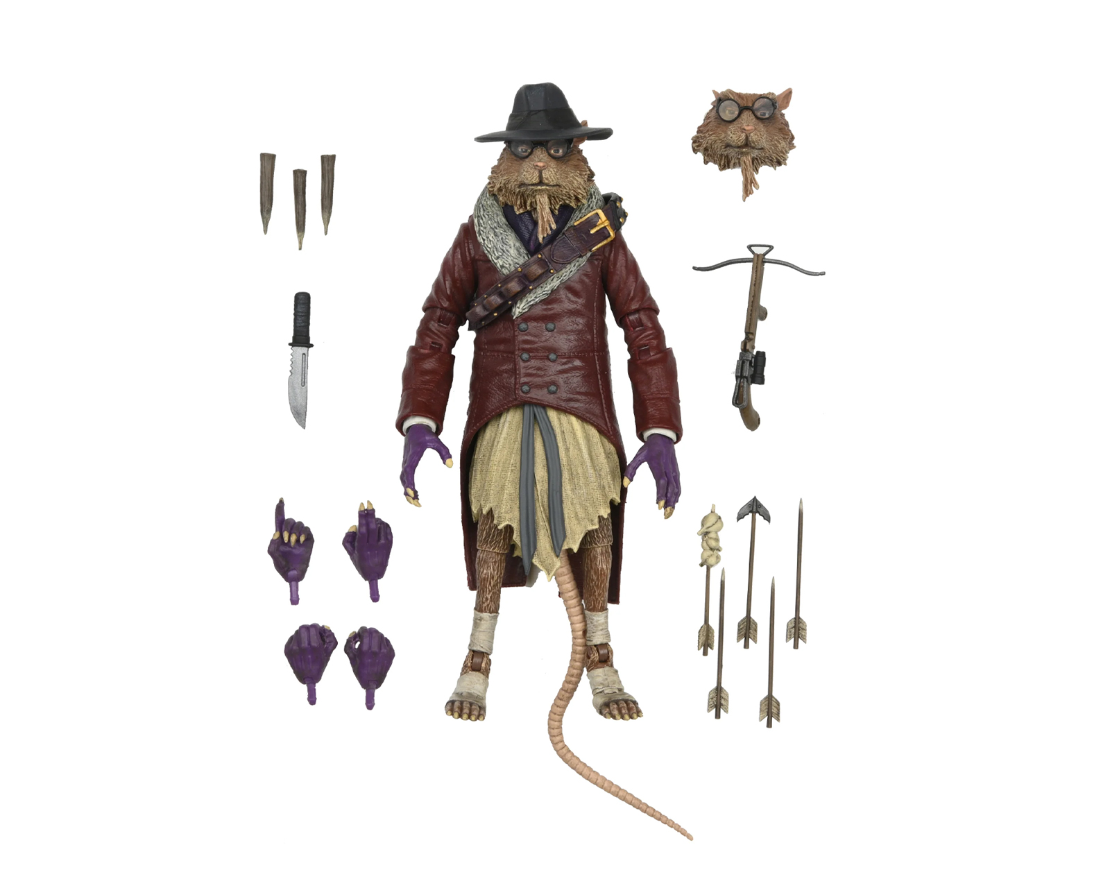 Figura Neca Ultimate Tmnt Universal Monster Splinter como Van Helsing
