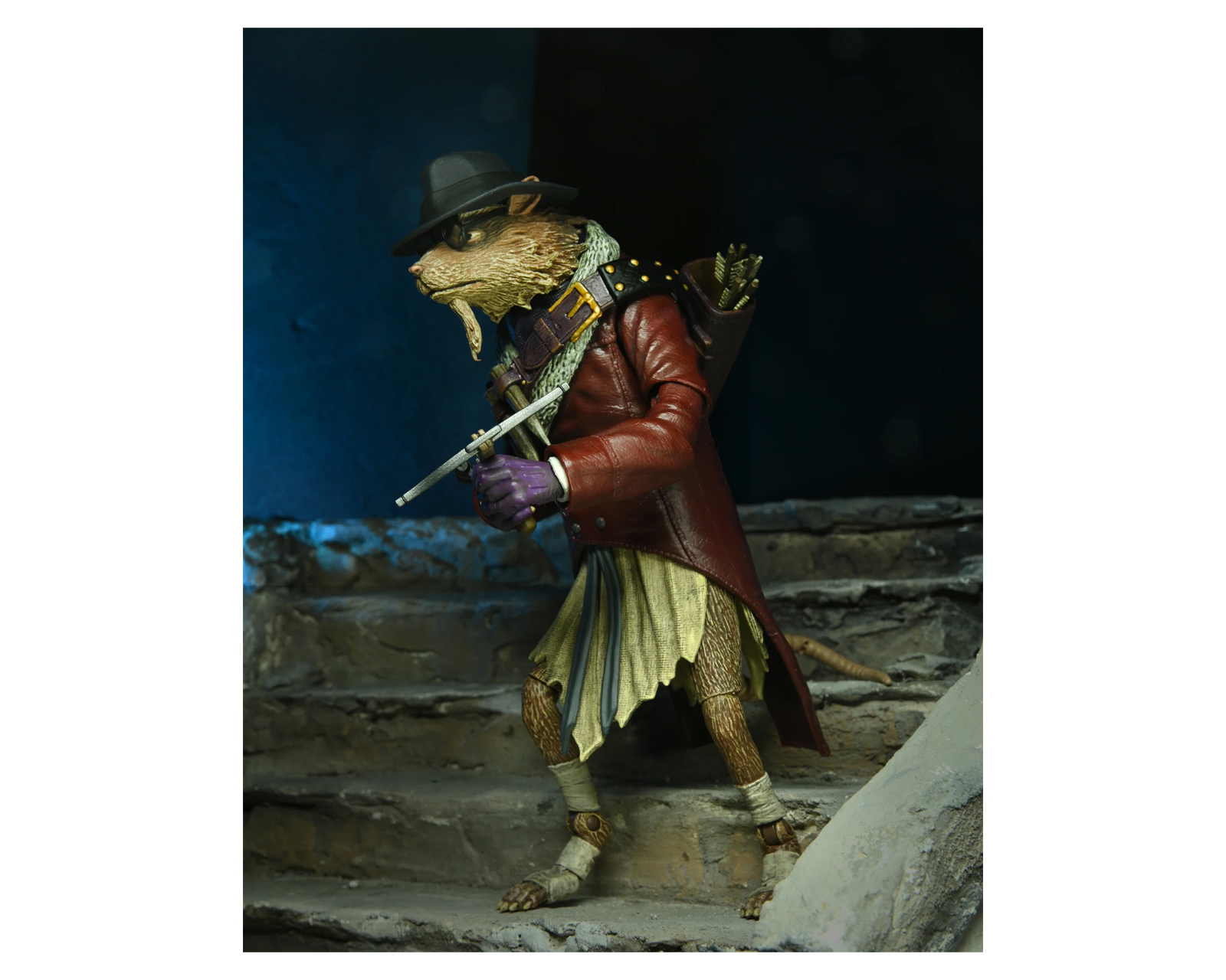 Foto 5 pulgar | Figura Neca Ultimate Tmnt Universal Monster Splinter como Van Helsing