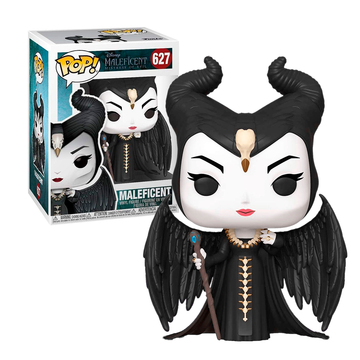 Foto 4 pulgar | Malefica Vestido Festin 627 Dueña Del Mal Disney Funko Pop