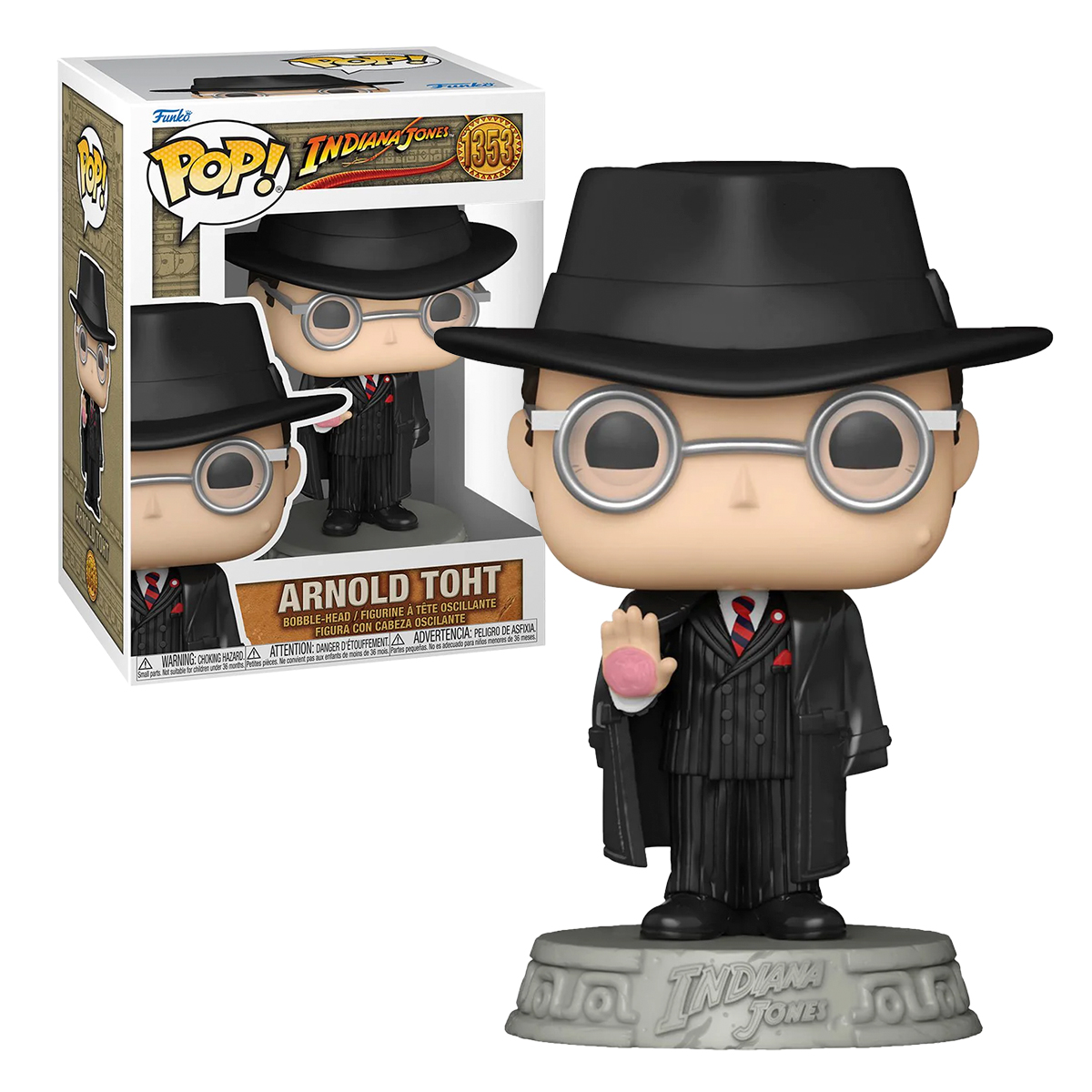 Foto 3 | Arnold Toht 1353 Indiana Jones El Arca Perdida Funko Pop