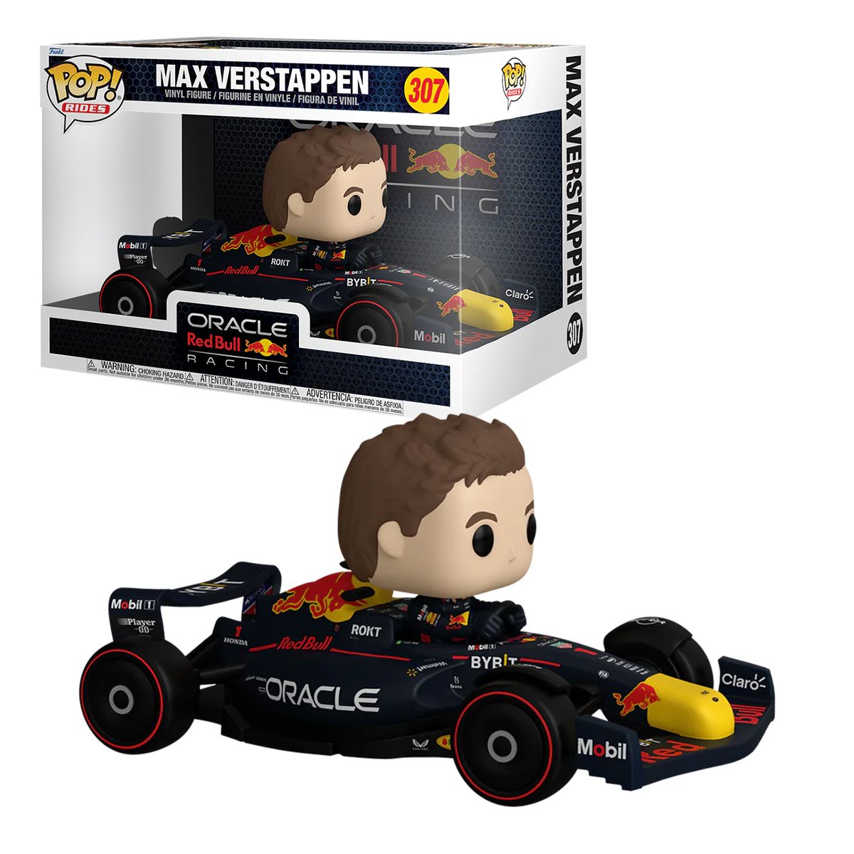 Foto 4 pulgar | Funko Max Verstappen Oracle Red Bull Racing 307