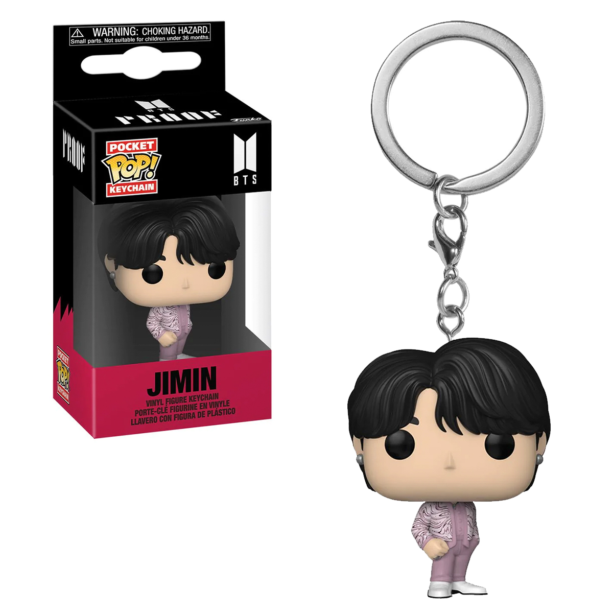 Foto 4 pulgar | Llavero Funko Pop Keychain Jimin Bts Proof K Pop Park Ji Min